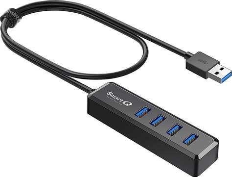 Smartq H S Usb Hub For Laptop With Ft Long Cable Multi Port