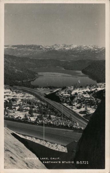 Donner Lake Truckee Ca Postcard