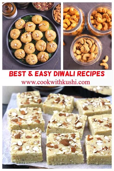 Best Diwali Recipes Easy Diwali Sweets And Snacks Cook With Kushi