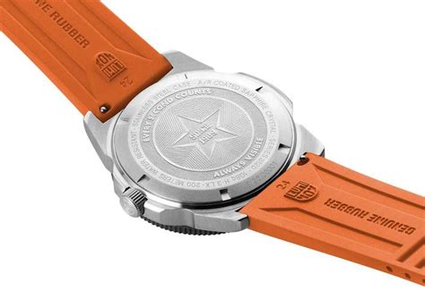 Pacific Diver Orange Luminox Sea Collection Wrist Watch