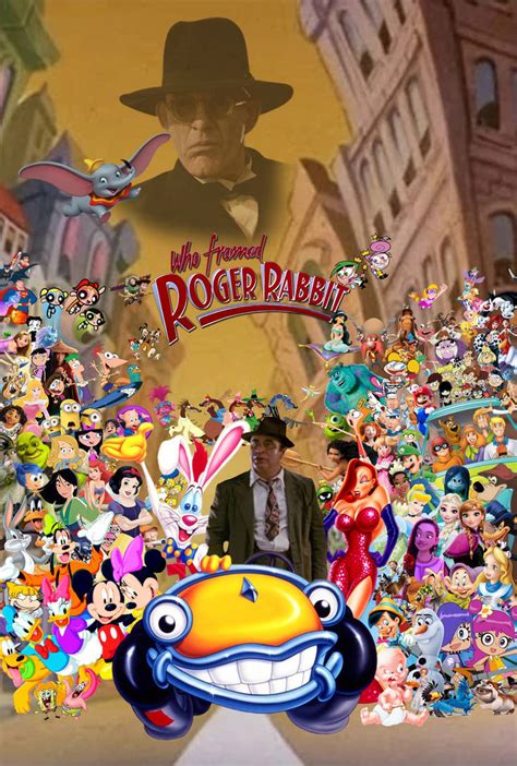 Who Framed Roger Rabbit Poster With New Characters By Justinadventure