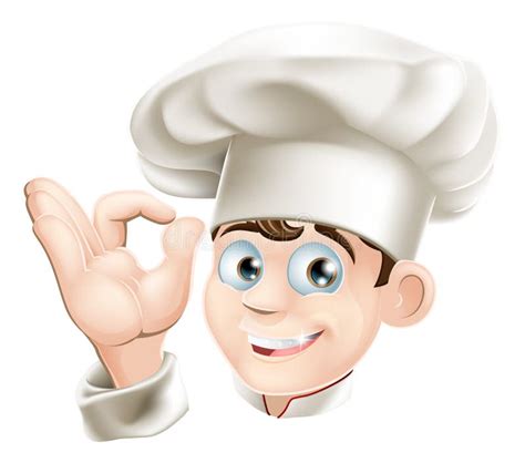 Chef Cartoon With Ok Sign Stock Vector Illustration Of Gourmet 31362160