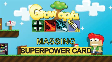 Massing Tree Superpower Card I Growtopia Indonesia Youtube