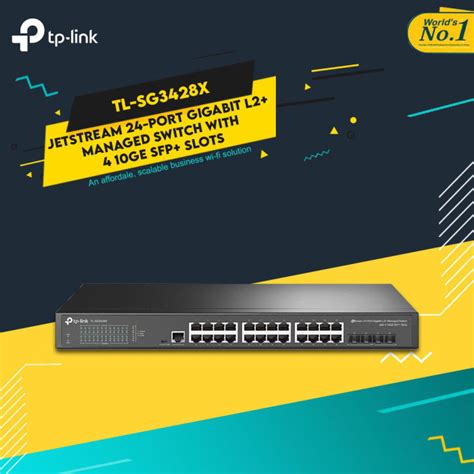 TP-Link Omada JetStream L2+ Managed Switch (24-Port PoE+ (370W) + 4x 1G SFP Uplinks) with 5-Year 24x7 Enterprise Support [DUAL-PSU] (TL-SG34-24P-4G-5YR-DUAL-PSU)