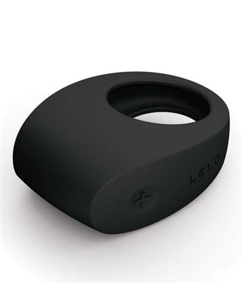 Lelo Tor Ii Premium Cock Ring W Vibrating Clit Simulator In Black The Happy Wife™