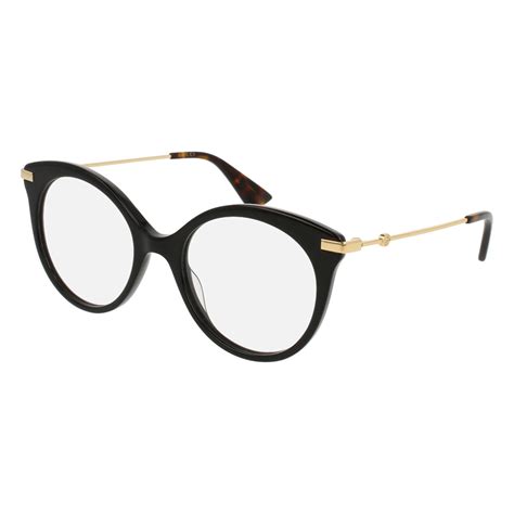 Gucci Women S Gg0109o 001 50 Optical Frames Black Gold Designer Optical Frames Touch