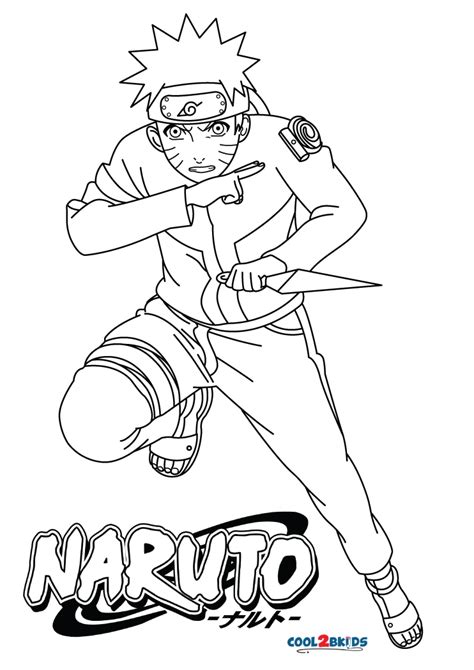 Naruto Desenho Para Colorir