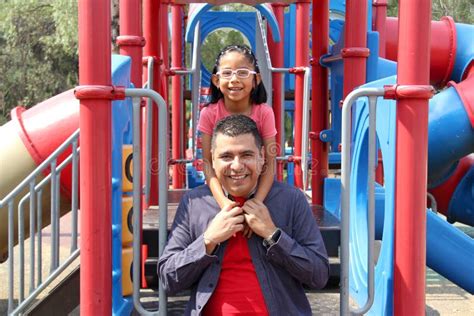 Divorced Dad With His Year Old Brunette Latina Daughter Play And Spend Quality Time Together