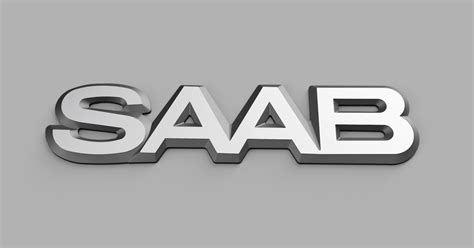 Saab 900 Saab Trunk Emblem By Karol Koniecki Download Free Stl Model
