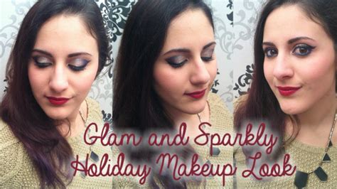 Glam And Sparkly Holiday Makeup Tutorial Christmas Eve New Years