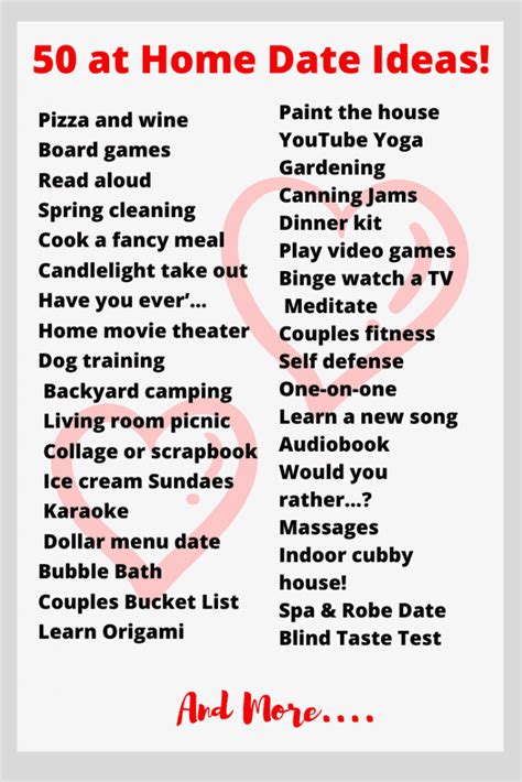 50 Fun Stay At Home Date Night Ideas That Aren T A Movie