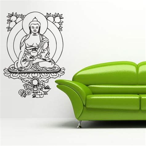 Wall Decal Art Decor Decals Sticker Hands Buddhism India Indian Circle