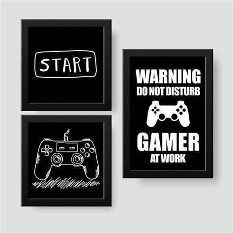 Decoração Gamer Quadros Decorativos Elo7 Produtos Especiais