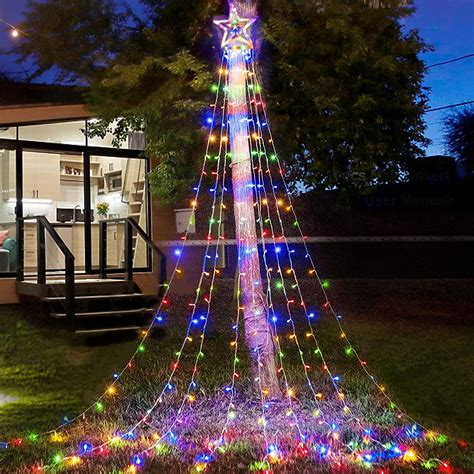 Magotan Multi Color Outdoor Christmas Ornament String Lights