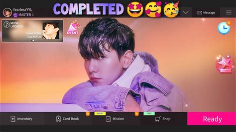 Superstar SMTOWN Completed BAEKHYUN Love Scene Special Mission