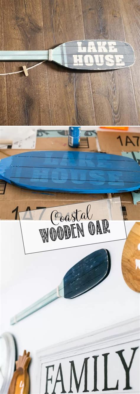 Diy Nautical Oar Domestically Speaking