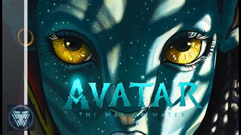 Neytiri Speed Painting Avatar The Way Of Water Digital Art Process