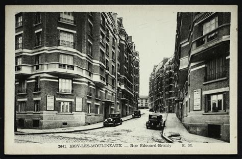 Issy Les Moulineaux Rue Edouard Branly Carte Postale Ancienne Et