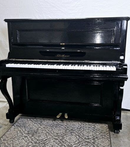 Bl Thner Antique Upright Piano Refinished And Regulated Ebay