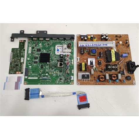 LG 42lb5820 Ats Mainboard System Board Power Supply Tcon Lvds Ribbon