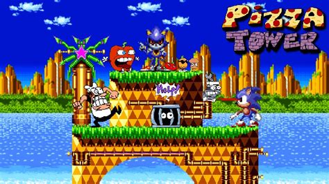 Ahora Puedes Crear Niveles De Sonic CD En Pizza Tower YouTube