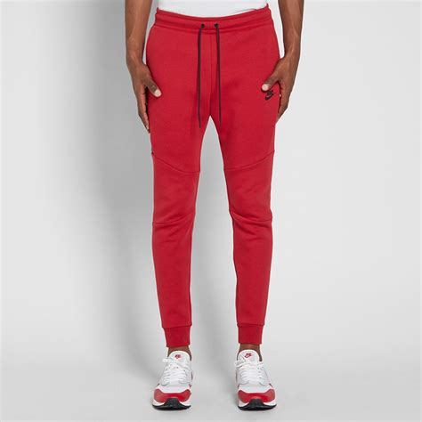 Nike Tech Fleece Jogger Tough Red Heather And Black End