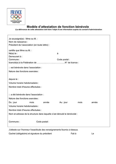 Modelé d attestation téléchargement gratuit documents PDF Word et Excel