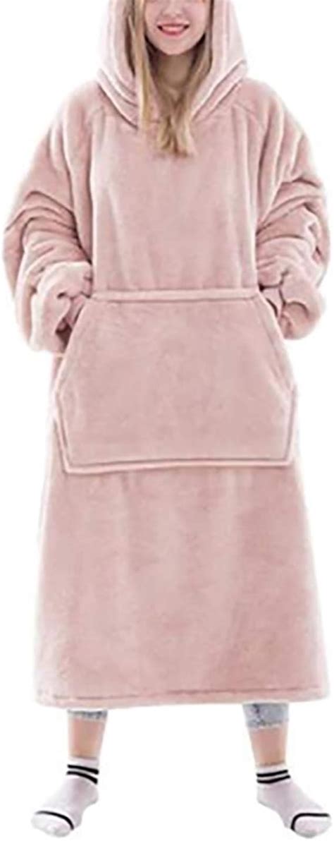 Oversized Hoodie Blanket Wearable Blanket Sweatshirt Ultra Soft