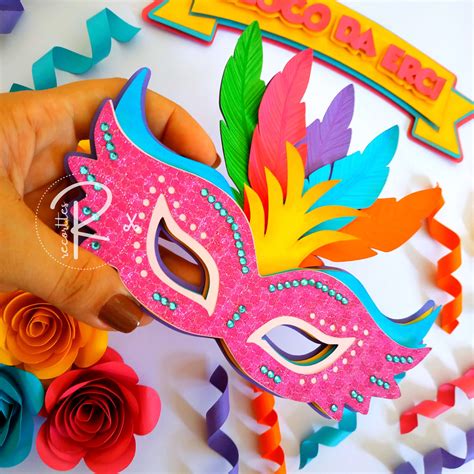 Modelo De Máscaras De Carnaval