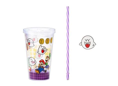 Super Mario Tumbler With Straw Mario Characters Nintendo Nin Nin