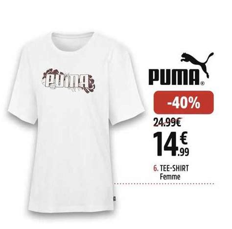 Promo Tee Shirt Femme Puma Chez Go Sport Icatalogue Fr