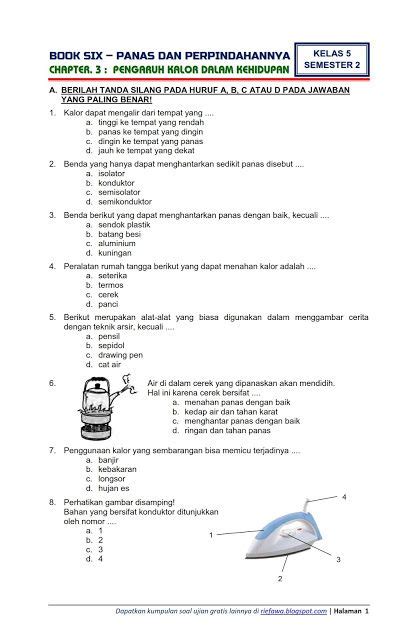 Soal Pkn Kelas 5 Tema 3 2021