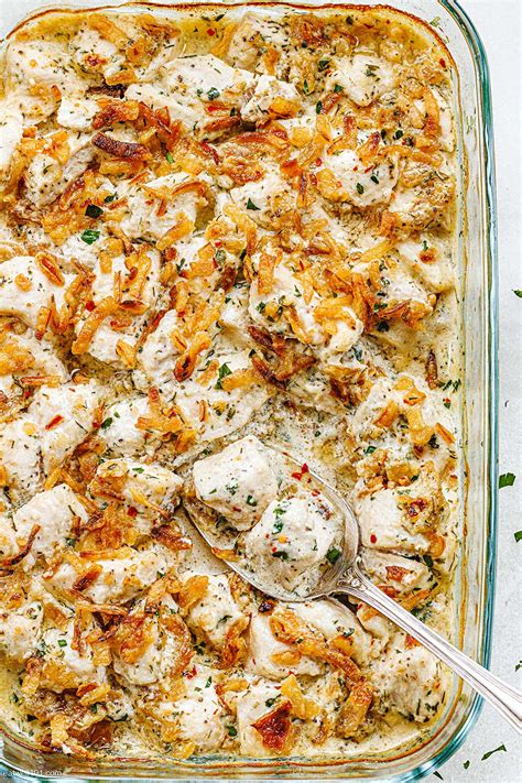 Baked Ranch Chicken Casserole Recipe Baked Chicken Casserole Recipe — Eatwell101