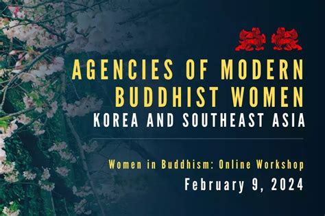 Agencies Of Modern Buddhist Women Korea And Southeast Asia Women In