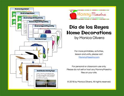 Mommy Maestra: New Día de los Reyes Printables and Decorations