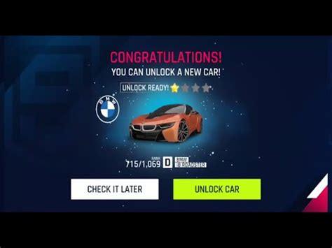 Unlocking BMW I8 ROADSTER Asphalt 09 Legends YouTube