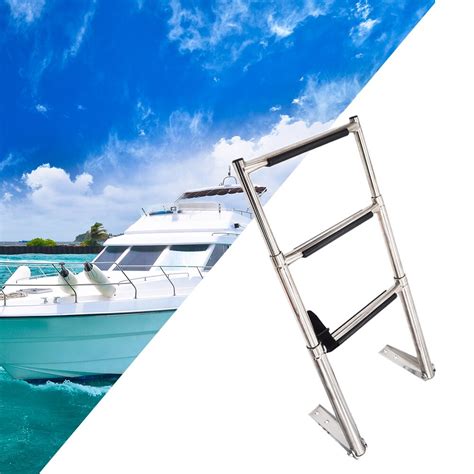 3 Steps Under Platform Boat Boarding Ladder Marine Grandado