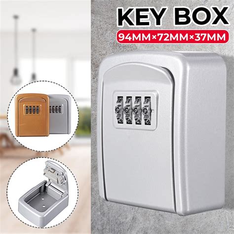 Kleine Sleutel Lock Box Wandmontage Zinklegering K Grandado