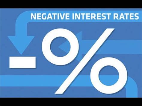 What Does ‘negative Interest Rates’ Mean And Will The Policy Work Negativity Latest Economic