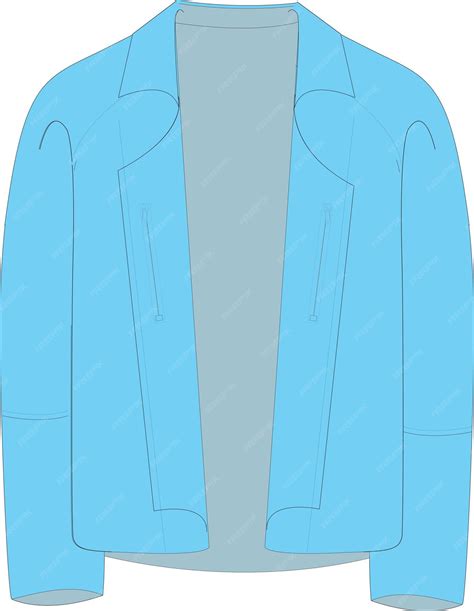 Clean Molded Jacket Tech Pack Dibujo Técnico Dibujo Plano Dibujo Plano Vector Ilustración Templa