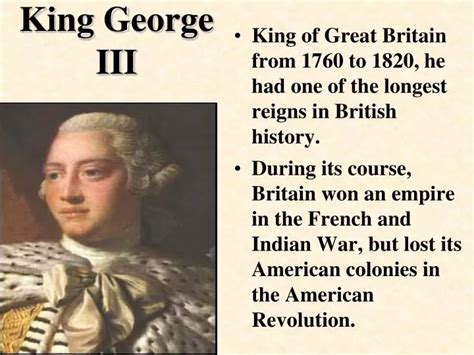 Ppt King George Iii Powerpoint Presentation Free Download Id3853119