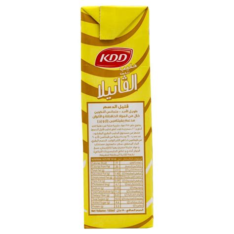 Kdd Vanilla Flavoured Milk 6 X 180ml Online At Best Price Uht