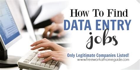 Data Entry Work At Home Jobs