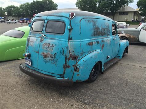 Custom Built Advanced Design Chevrolet Panel Truck In A Blue Patina