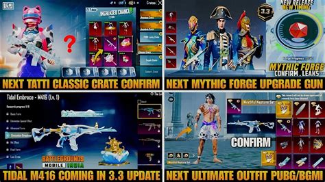 Next Classic Crate Bgmi Next Mythic Forge Upgrade Gun M Next