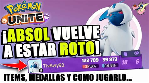 🔥¡la Mejor Build De Absol Para Subir A Master En Pokemon Unite🔥 Youtube