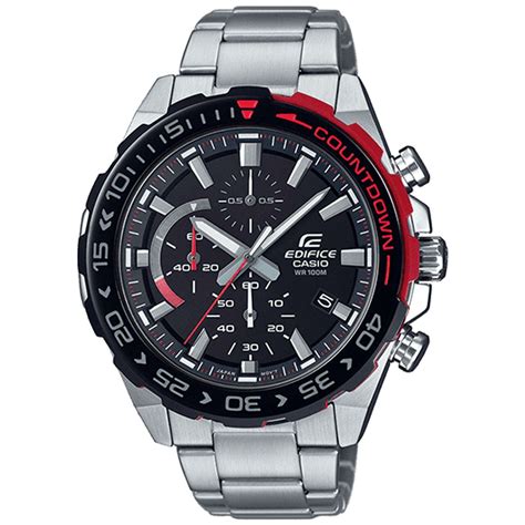 Casio Edifice Silver Steel Chronograph Watch EFR 566DB 1AVUEF