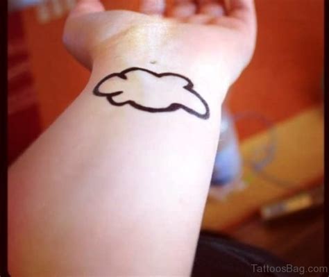 24 Pretty Clouds Tattoos On Wrist Tattoo Designs TattoosBag