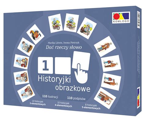 Dać rzeczy słowo Historyjki obrazkowe KOMLOGO Stan nowy 81 16 zł