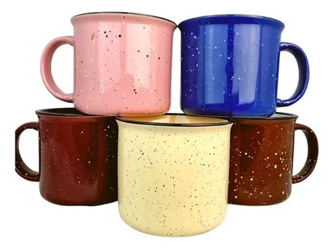 Set Tazas Ceramica Dise O Peltre Grande Caf O Te